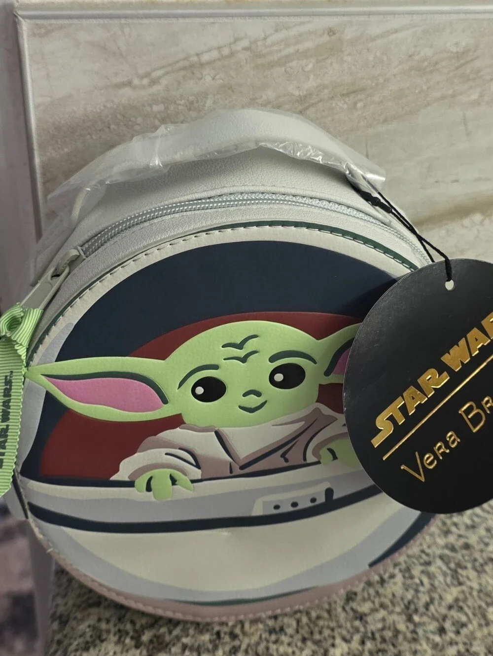 NWT Vera Bradley Disney Star Wars Baby Yoda Grogu The Mandalorian Cosmetic Bag